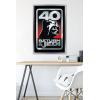 imageTrends International Star Wars Return of the Jedi  40th Vader Logo Wall Poster 34L x 224W Premium Unframed VersionSilver Framed Version