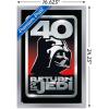 imageTrends International Star Wars Return of the Jedi  40th Vader Logo Wall Poster 34L x 224W Premium Unframed VersionSilver Framed Version