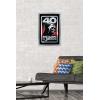 imageTrends International Star Wars Return of the Jedi  40th Vader Logo Wall Poster 34L x 224W Premium Unframed VersionSilver Framed Version