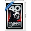 imageTrends International Star Wars Return of the Jedi  40th Vader Logo Wall Poster 34L x 224W Premium Unframed VersionWhite Framed Version