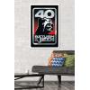 imageTrends International Star Wars Return of the Jedi  40th Vader Logo Wall Poster 34L x 224W Premium Unframed VersionWhite Framed Version