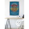 imageTrends International Star Wars Saga  Chewbacca Quote Wall Poster 22375quot x 34quot Premium Unframed VersionSilver Framed Version