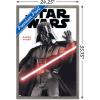 imageTrends International Star Wars Saga  Darth Vader Feature Series Wall Poster 34L x 224W Premium Unframed VersionBarnwood Framed Version