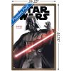 imageTrends International Star Wars Saga  Darth Vader Feature Series Wall Poster 34L x 224W Premium Unframed VersionBronze Framed Version