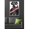 imageTrends International Star Wars Saga  Darth Vader Feature Series Wall Poster 34L x 224W Premium Unframed VersionGray Framed Version