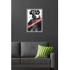 imageTrends International Star Wars Saga  Darth Vader Feature Series Wall Poster 34L x 224W Premium Unframed VersionGray Framed Version