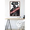 imageTrends International Star Wars Saga  Darth Vader Feature Series Wall Poster 34L x 224W Premium Unframed VersionMahogany Framed Version