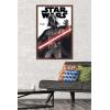 imageTrends International Star Wars Saga  Darth Vader Feature Series Wall Poster 34L x 224W Premium Unframed VersionMahogany Framed Version