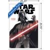 imageTrends International Star Wars Saga  Darth Vader Feature Series Wall Poster 34L x 224W Premium Unframed VersionWhite Framed Version