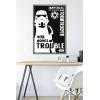 imageTrends International Star Wars Saga  Stormtrooper Trouble Wall Poster 34L x 224W Premium Unframed VersionBarnwood Framed Version