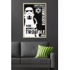 imageTrends International Star Wars Saga  Stormtrooper Trouble Wall Poster 34L x 224W Premium Unframed VersionBlonde Framed Version