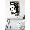 imageTrends International Star Wars Saga  Stormtrooper Trouble Wall Poster 34L x 224W Premium Unframed VersionGold Framed Version