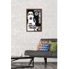 imageTrends International Star Wars Saga  Stormtrooper Trouble Wall Poster 34L x 224W Premium Unframed VersionMahogany Framed Version