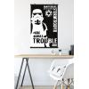 imageTrends International Star Wars Saga  Stormtrooper Trouble Wall Poster 34L x 224W Premium Unframed VersionPremium Poster  Clip Bundle