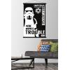 imageTrends International Star Wars Saga  Stormtrooper Trouble Wall Poster 34L x 224W Premium Unframed VersionPremium Print and Black Hanger Bundle