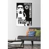 imageTrends International Star Wars Saga  Stormtrooper Trouble Wall Poster 34L x 224W Premium Unframed VersionPremium Print and White Hanger Bundle