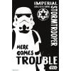 imageTrends International Star Wars Saga  Stormtrooper Trouble Wall Poster 34L x 224W Premium Unframed VersionPremium Unframed Version