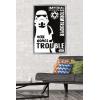 imageTrends International Star Wars Saga  Stormtrooper Trouble Wall Poster 34L x 224W Premium Unframed VersionSilver Framed Version