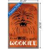 imageTrends International Star Wars Saga  Upset A Wookiee Wall Poster 34L x 224W Premium Unframed VersionBarnwood Framed Version