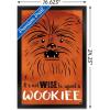 imageTrends International Star Wars Saga  Upset A Wookiee Wall Poster 34L x 224W Premium Unframed VersionBlack Framed Version