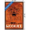 imageTrends International Star Wars Saga  Upset A Wookiee Wall Poster 34L x 224W Premium Unframed VersionMahogany Framed Version