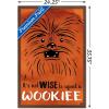 imageTrends International Star Wars Saga  Upset A Wookiee Wall Poster 34L x 224W Premium Unframed VersionMahogany Framed Version