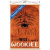 imageTrends International Star Wars Saga  Upset A Wookiee Wall Poster 34L x 224W Premium Unframed VersionPremium Print and Beechwood Hanger Bundle