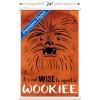 imageTrends International Star Wars Saga  Upset A Wookiee Wall Poster 34L x 224W Premium Unframed VersionPremium Print and White Hanger Bundle