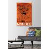 imageTrends International Star Wars Saga  Upset A Wookiee Wall Poster 34L x 224W Premium Unframed VersionPremium Print and White Hanger Bundle