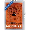 imageTrends International Star Wars Saga  Upset A Wookiee Wall Poster 34L x 224W Premium Unframed VersionSilver Framed Version