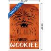 imageTrends International Star Wars Saga  Upset A Wookiee Wall Poster 34L x 224W Premium Unframed VersionWhite Framed Version