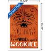 imageTrends International Star Wars Saga  Upset A Wookiee Wall Poster 34L x 224W Premium Unframed VersionWhite Framed Version