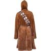 imageUkonic Star Wars Chewbacca Hooded Bathrobe for MenWomen  Soft Plush Spa Robe for Adults  Lightweight Fleece Shower Robe With Belted Tie  One Size Fits Most Adults