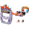 imageHot Wheels Star Wars RacerVerse Toy Car Track Set ampamp 2 DieCast Racers Grogus Great Race U44Inspired by Star Wars with Grogu and The Mandalorian