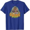 imageStar Wars  Retro Chewbacca TShirtRoyal Blue