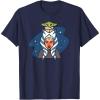 imageStar Wars Ahsoka Tano and Grogu The Mandalorian Night Cute TShirtNavy Blue