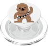 imageStar Wars Chewi Cutie Mini Digital Art PopSockets MagSafe PopGrip for iPhoneMagSafe