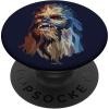 imageStar Wars Chewy Painted Head PopSockets MagSafe PopGrip for iPhoneStandard
