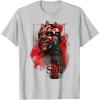 imageStar Wars Darth Maul Sith TShirt TShirtSilver Grey