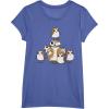 imageStar Wars Porgs Having Fun With BB8 Portrait TShirtBright Blue Heather
