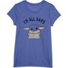 imageStar Wars The Mandalorian The Child Im All Ears Outline TShirtBright Blue Heather