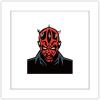 imageTrends International Gallery Pops Star Wars The Phantom Menace  Darth Maul Portrait Wall Art 12quot x 12quot Gallery Pops Wall Art Black Framed VersionWhite Framed Version
