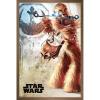 imageTrends International Star Wars A New Hope  Chewy Wall Poster 34L x 224W Premium Unframed VersionBronze Framed Version