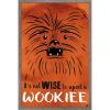 imageTrends International Star Wars Saga  Upset A Wookiee Wall Poster 34L x 224W Premium Unframed VersionBarnwood Framed Version
