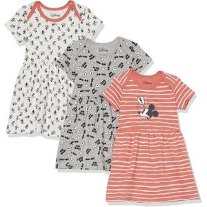 imageAmazon Essentials Disney  Marvel  Star Wars  Princess Babies Toddlers and Girls Dresses Pack of 3Mickey Expressions