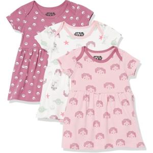 imageAmazon Essentials Disney  Marvel  Star Wars  Princess Babies Toddlers and Girls Dresses Pack of 3Star Wars Tiny Rebel