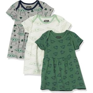 imageAmazon Essentials Disney  Marvel  Star Wars  Princess Babies Toddlers and Girls Dresses Pack of 3Star Wars the Child