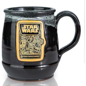 imageBones Coffee Company Wookiee Cookie Handthrown Mug  Brown Coffee Mug  14 oz Ceramic Novelty Drinking Cup Inspired by Star WarsDark Side Chocolate Truffle