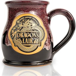 imageBones Coffee Company Wookiee Cookie Handthrown Mug  Brown Coffee Mug  14 oz Ceramic Novelty Drinking Cup Inspired by Star WarsDragons Lair