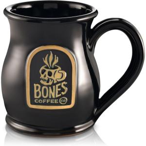 imageBones Coffee Company Wookiee Cookie Handthrown Mug  Brown Coffee Mug  14 oz Ceramic Novelty Drinking Cup Inspired by Star WarsSkull Logo